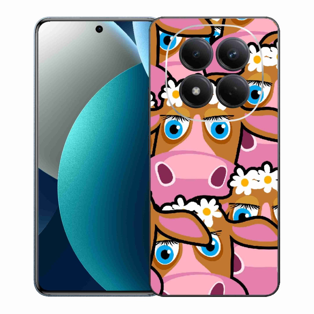 Gél borítás mmCase a Xiaomi Redmi Note 15 Pro számára - rajzfilm tehenek
