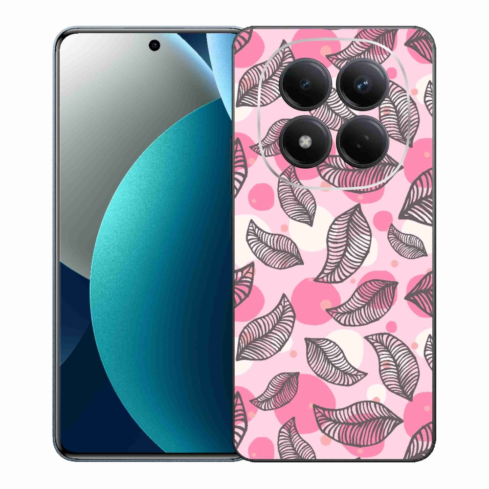 Gél borítás mmCase a Xiaomi Redmi Note 15 Pro számára - rajzfilmes hulló levelek