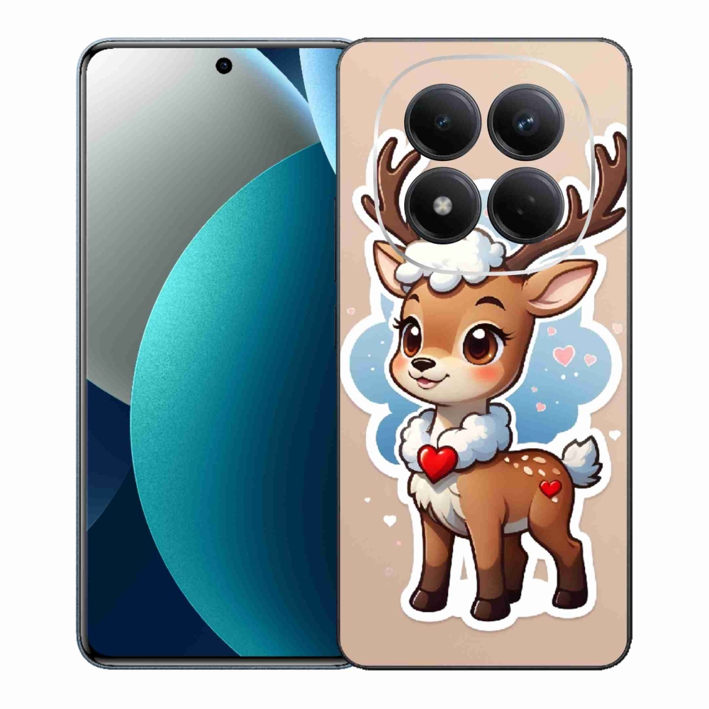 Gél borítás mmCase a Xiaomi Redmi Note 15 Pro számára - rajzfilm rénszarvas