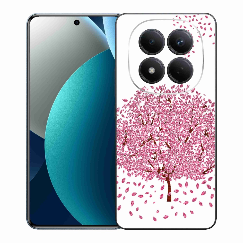 Gél borítás mmCase a Xiaomi Redmi Note 15 Pro számára - rajzfilmfa levelekkel