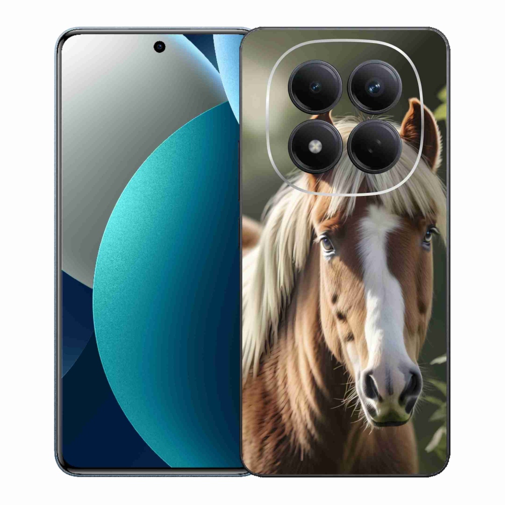 Gél borítás mmCase a Xiaomi Redmi Note 15 Pro számára - ló könnyű sörénnyel