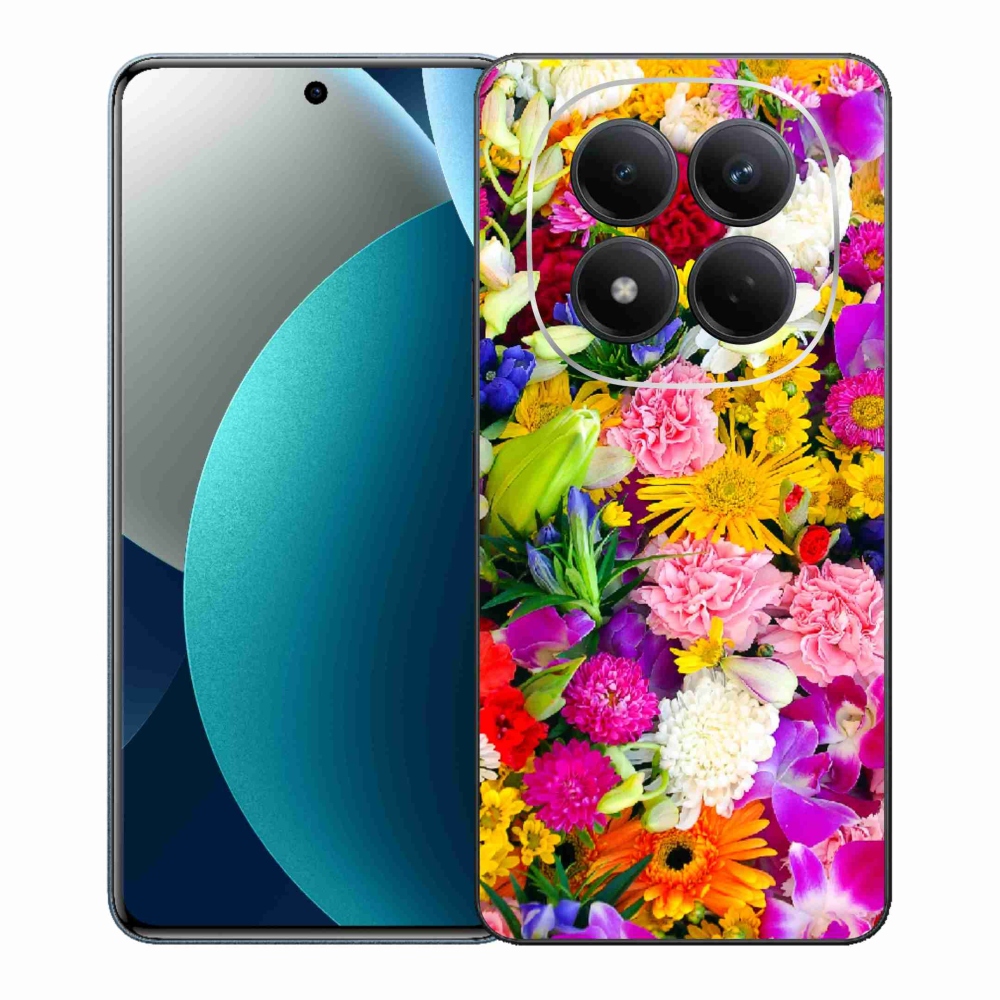 Gél borítás mmCase a Xiaomi Redmi Note 15 Pro számára - virágok 12