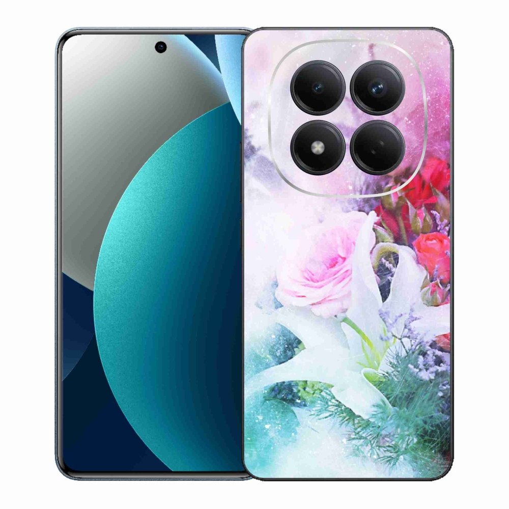 Gél borítás mmCase a Xiaomi Redmi Note 15 Pro számára - virágok 4