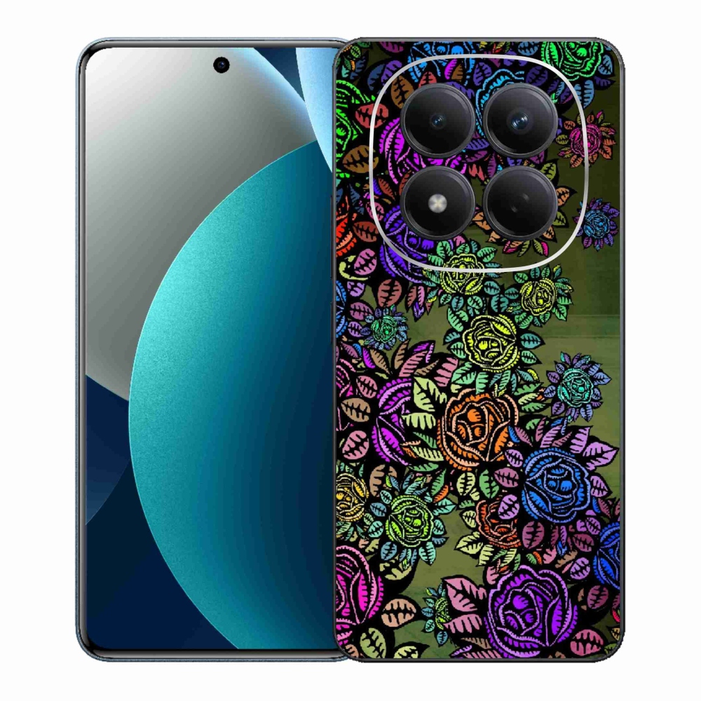 Gél borítás mmCase a Xiaomi Redmi Note 15 Pro számára - virágok 6