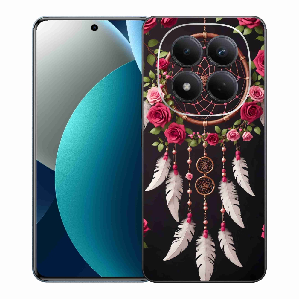 Gél borítás mmCase a Xiaomi Redmi Note 15 Pro számára - álomfogó rózsákkal