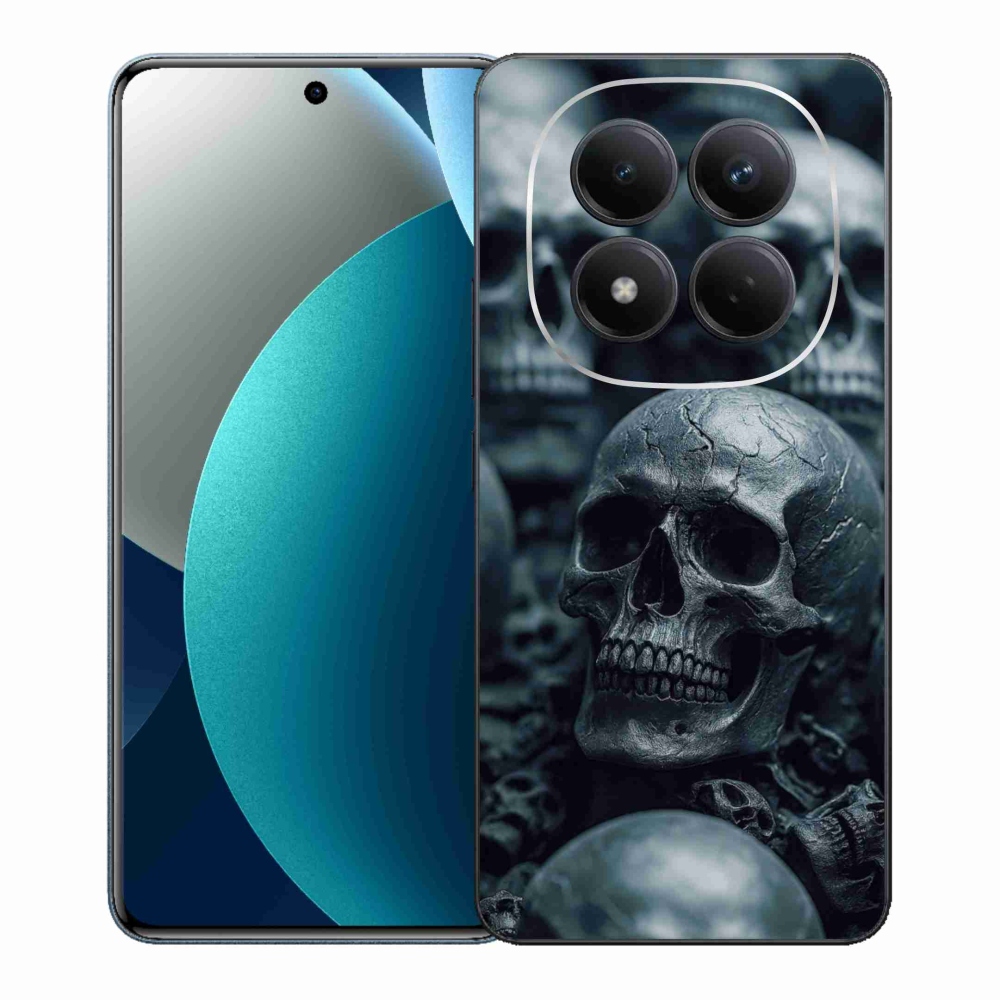 Gél borítás mmCase a Xiaomi Redmi Note 15 Pro-hoz - koponya 2