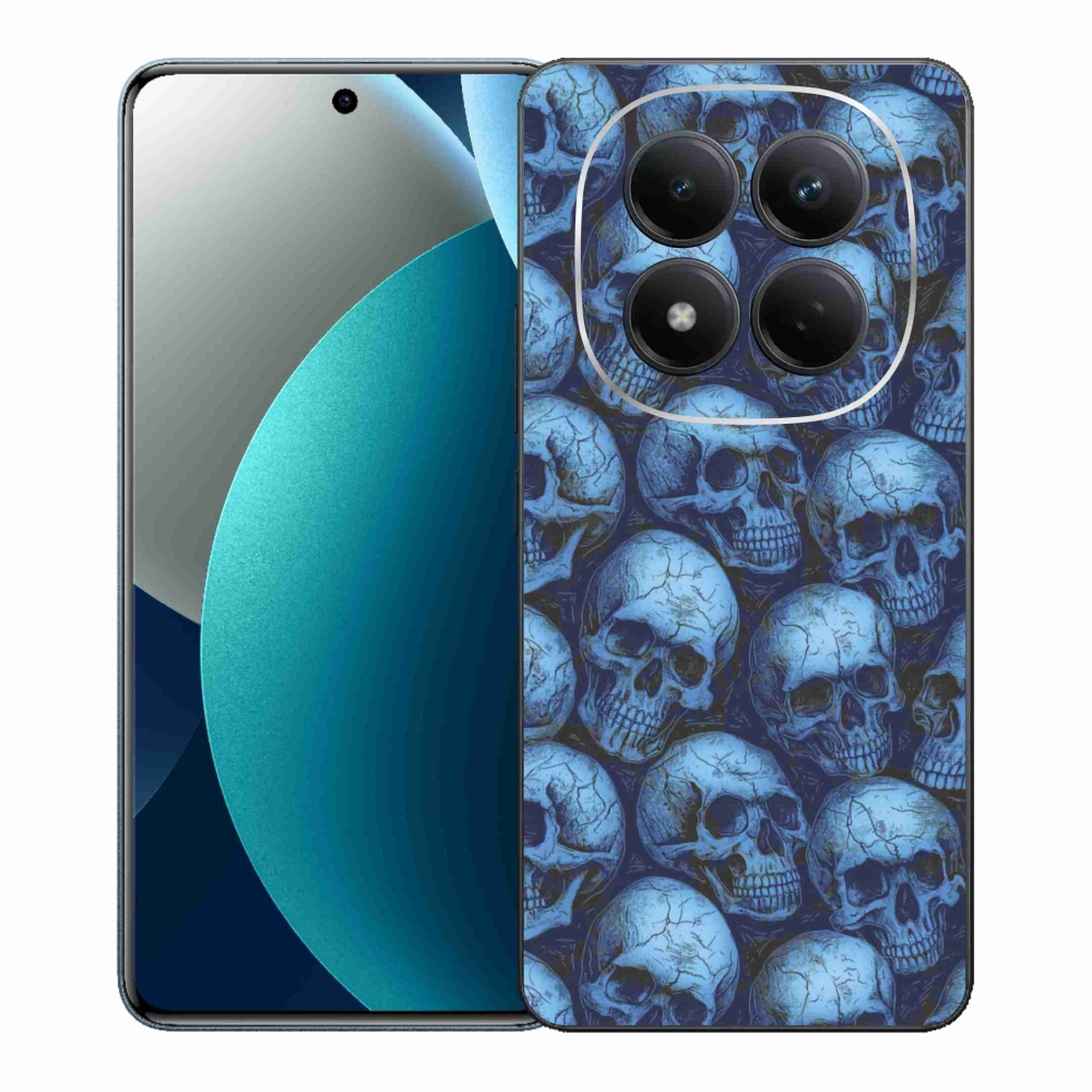 Gél borítás mmCase a Xiaomi Redmi Note 15 Pro számára - koponyák