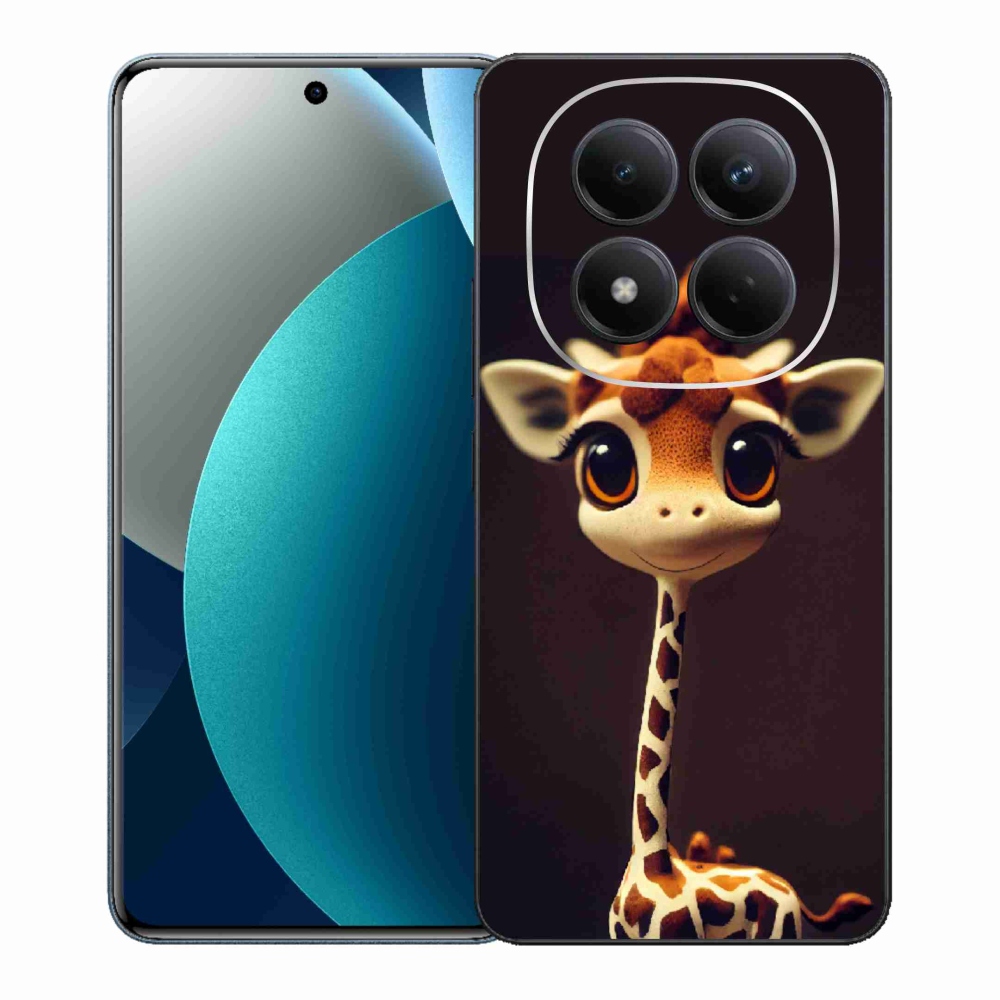 Gél borítás mmCase a Xiaomi Redmi Note 15 Pro számára - kis zsiráf
