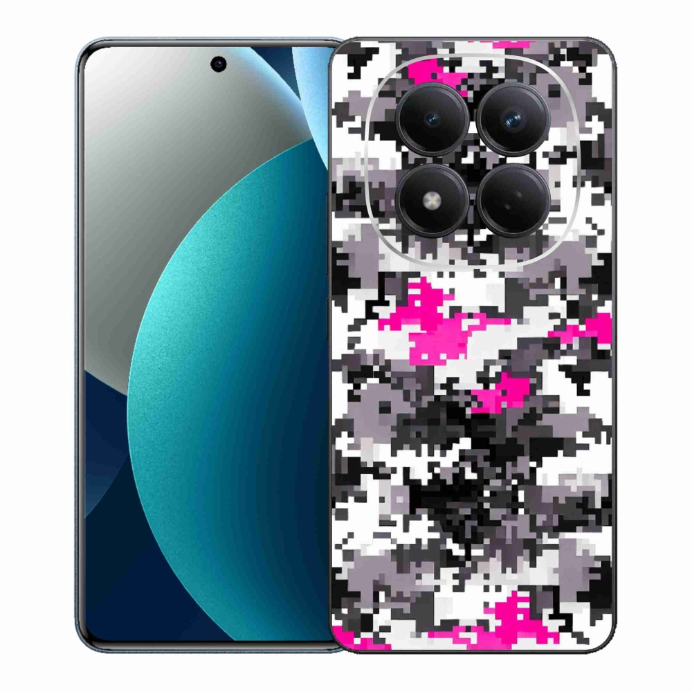 Gél borítás mmCase a Xiaomi Redmi Note 15 Pro számára - terepszínű minta 4