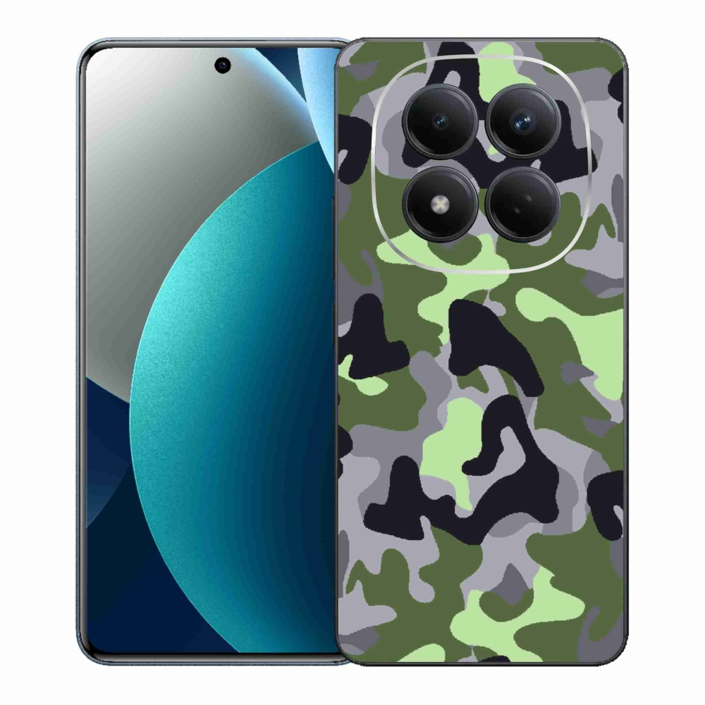 Gél borítás mmCase a Xiaomi Redmi Note 15 Pro számára - terepszínű minta 7