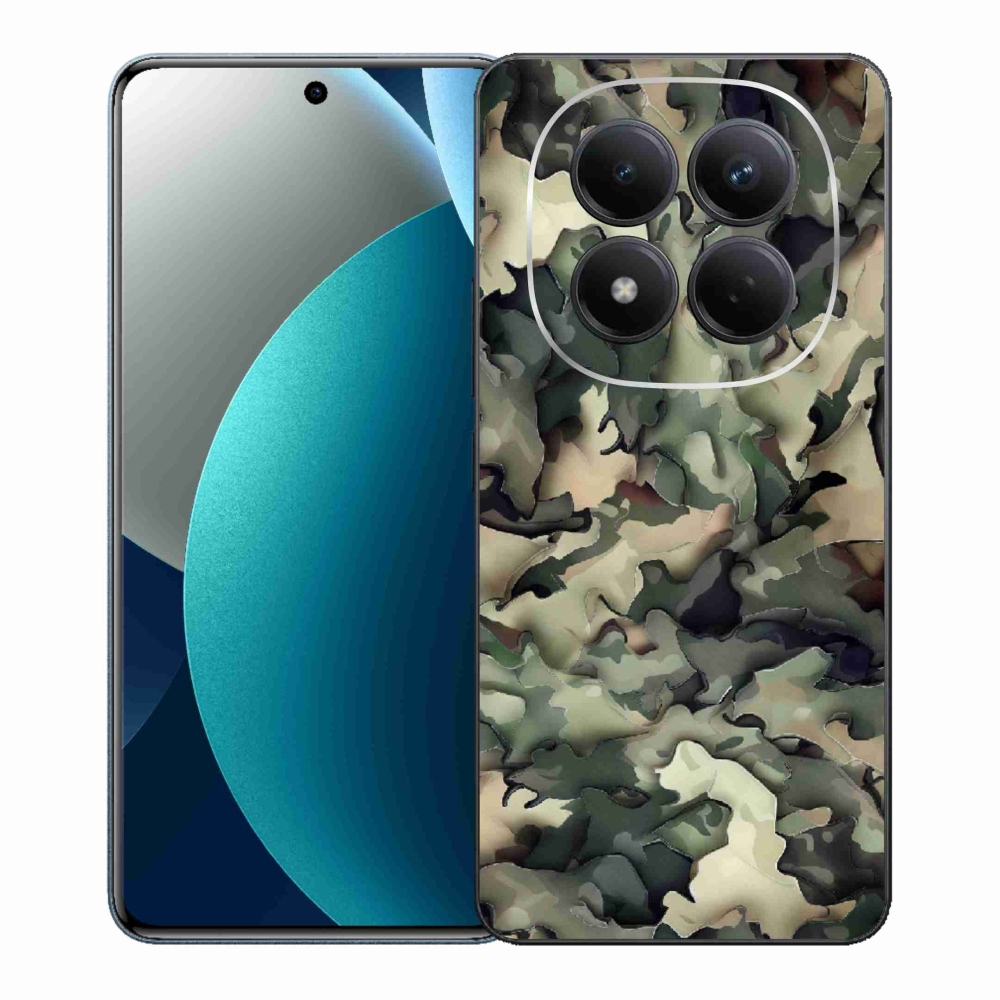 Gél borítás mmCase a Xiaomi Redmi Note 15 Pro számára - terepszínű minta 9