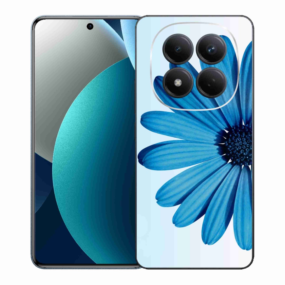 Gél borítás mmCase a Xiaomi Redmi Note 15 Pro készülékhez - kék margaréta