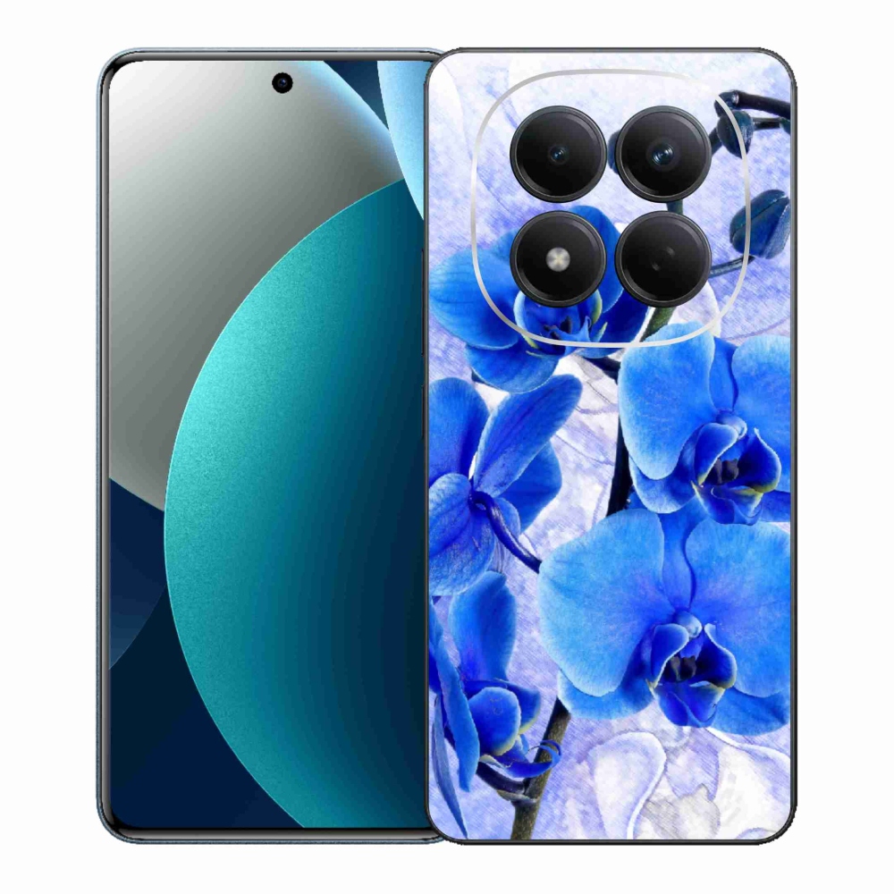 Gél borítás mmCase a Xiaomi Redmi Note 15 Pro számára - kék virágok