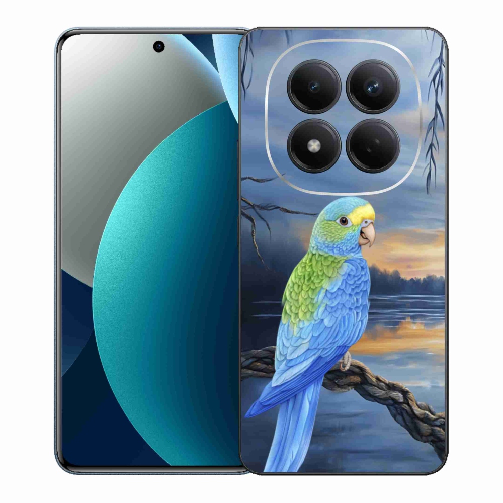 Gél borítás mmCase a Xiaomi Redmi Note 15 Pro készülékhez - kék papagáj