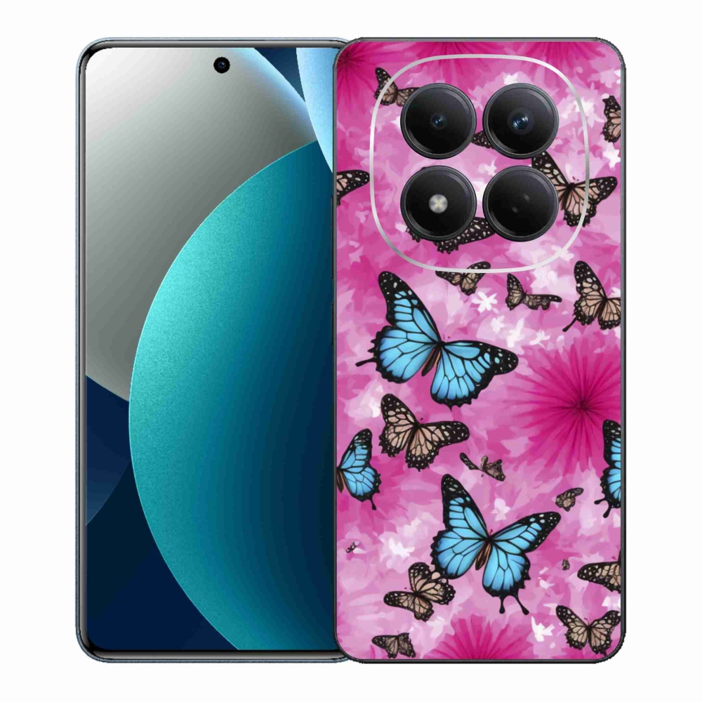 Gél borítás mmCase a Xiaomi Redmi Note 15 Pro-hoz - pillangókert