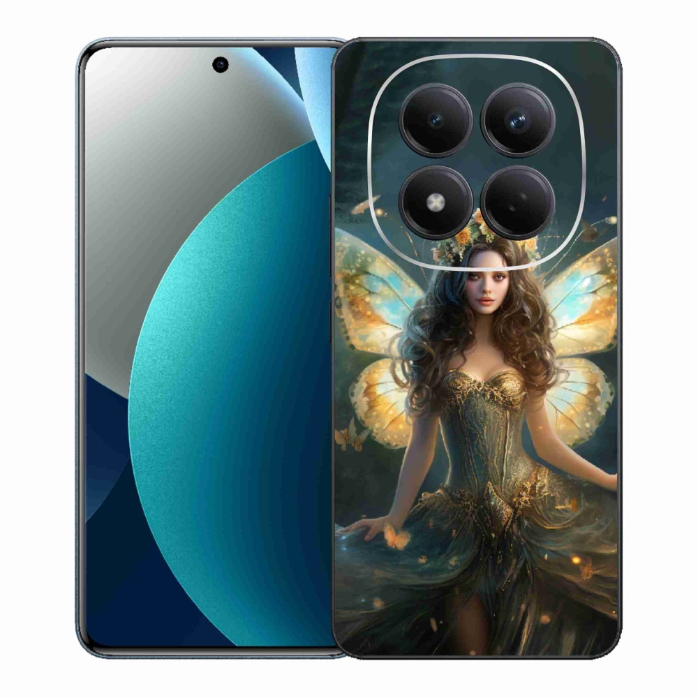 Gél borítás mmCase a Xiaomi Redmi Note 15 Pro számára - pillangó nő