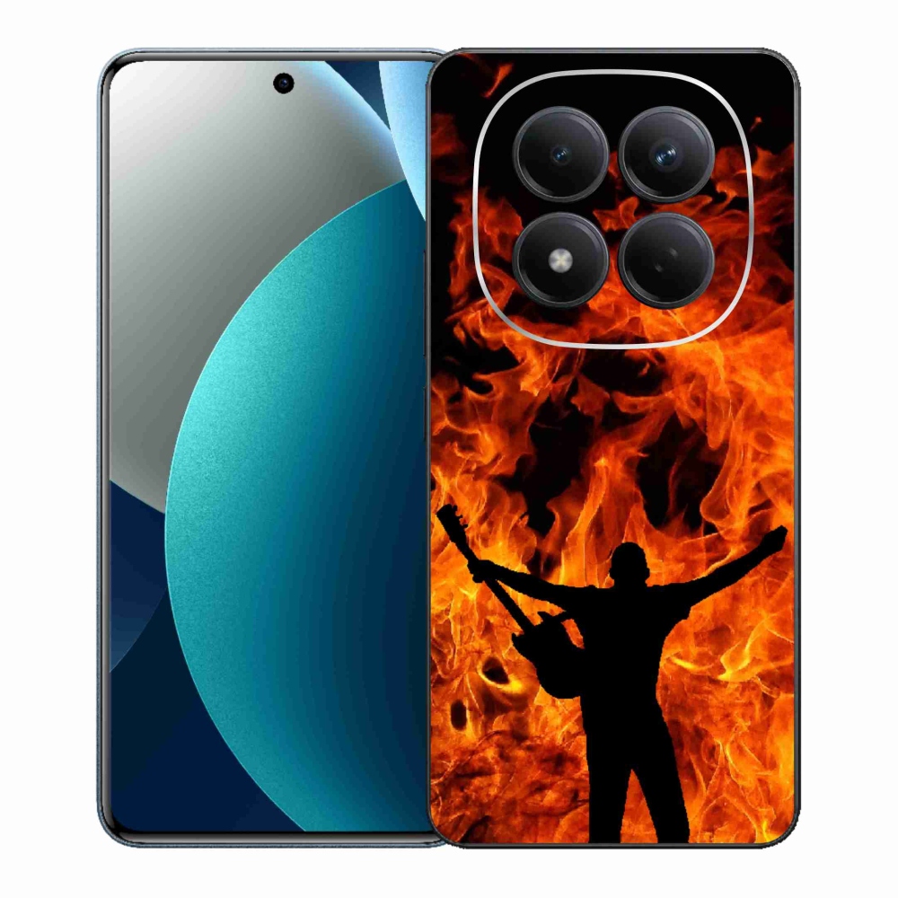 Gél borító mmCase a Xiaomi Redmi Note 15 Pro számára - zenész és tűz