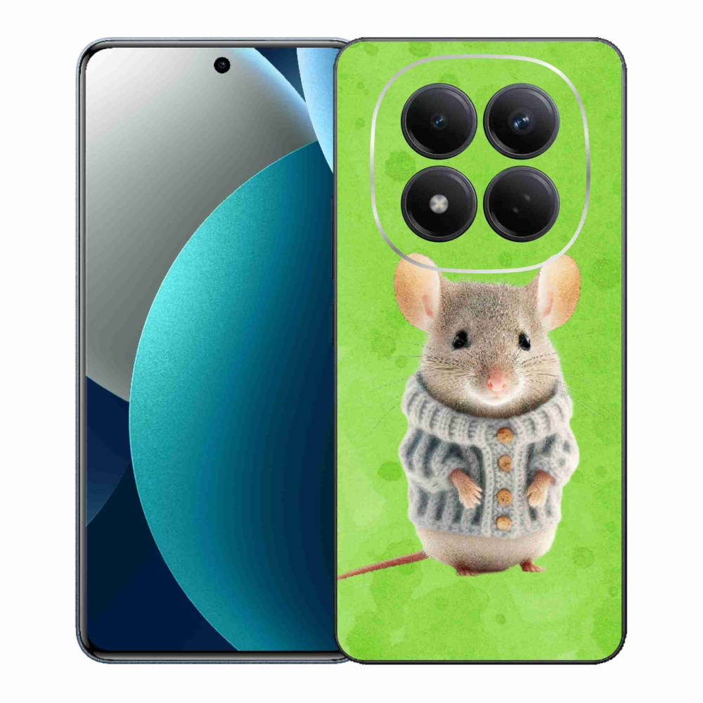 Gél borítás mmCase a Xiaomi Redmi Note 15 Pro készülékhez - egér pulóverben