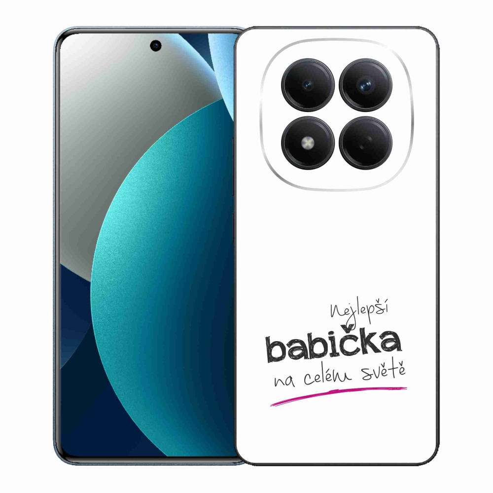 Gél borító mmCase a Xiaomi Redmi Note 15 Pro - a legjobb nagymama 4 fehér háttérrel