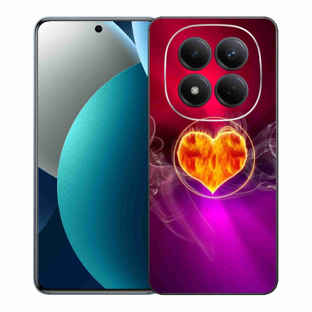 Gél borítás mmCase a Xiaomi Redmi Note 15 Pro számára - tüzes szív