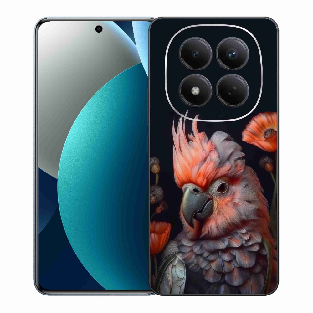 Gél borítás mmCase a Xiaomi Redmi Note 15 Pro számára - papagáj kakadu színekben