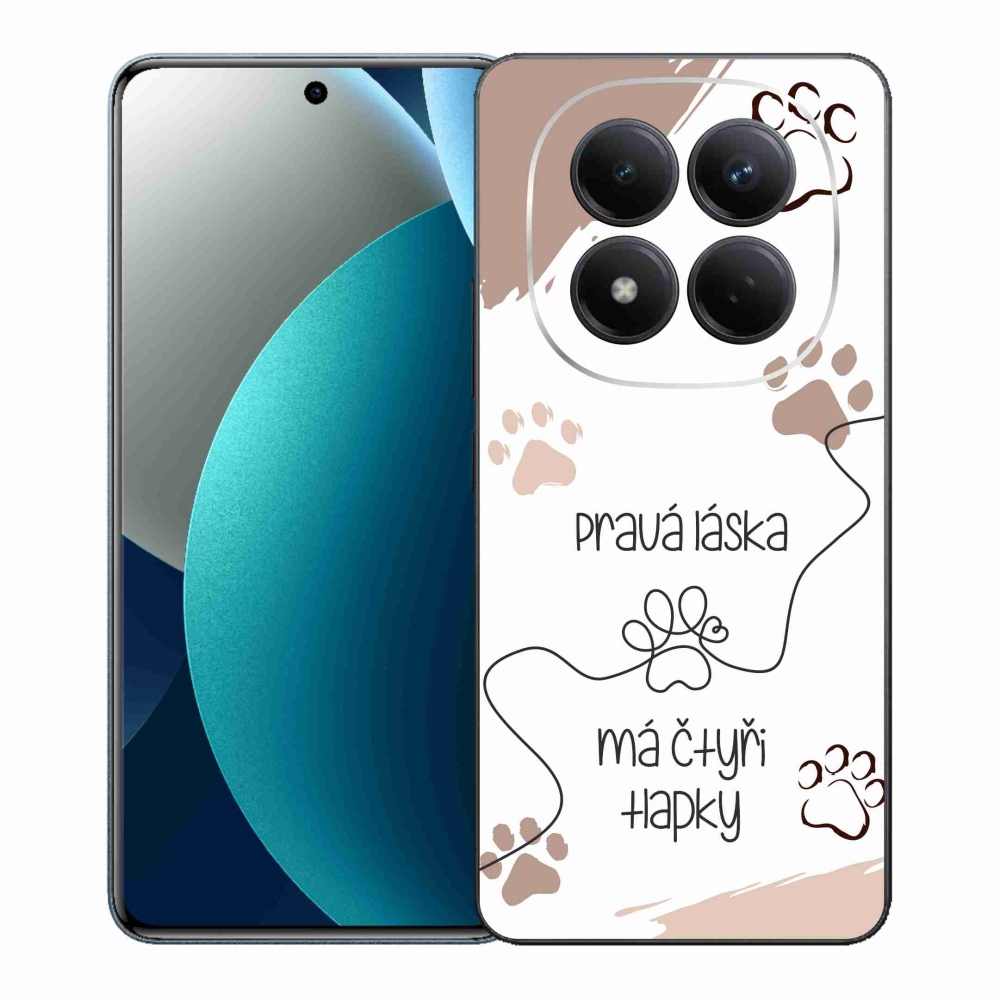 Gél borítás mmCase a Xiaomi Redmi Note 15 Pro készülékhez - kutya motívum 1 fehér háttér