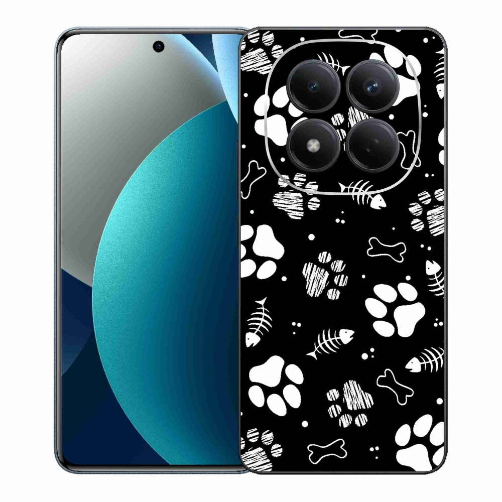 Gél borítás mmCase a Xiaomi Redmi Note 15 Pro számára - kutyamancsok