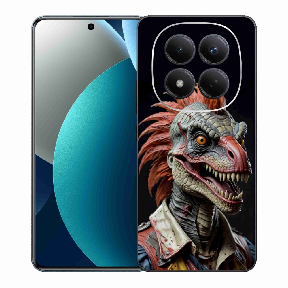 Gél borítás mmCase a Xiaomi Redmi Note 15 Pro készülékhez - punk dinoszaurusz