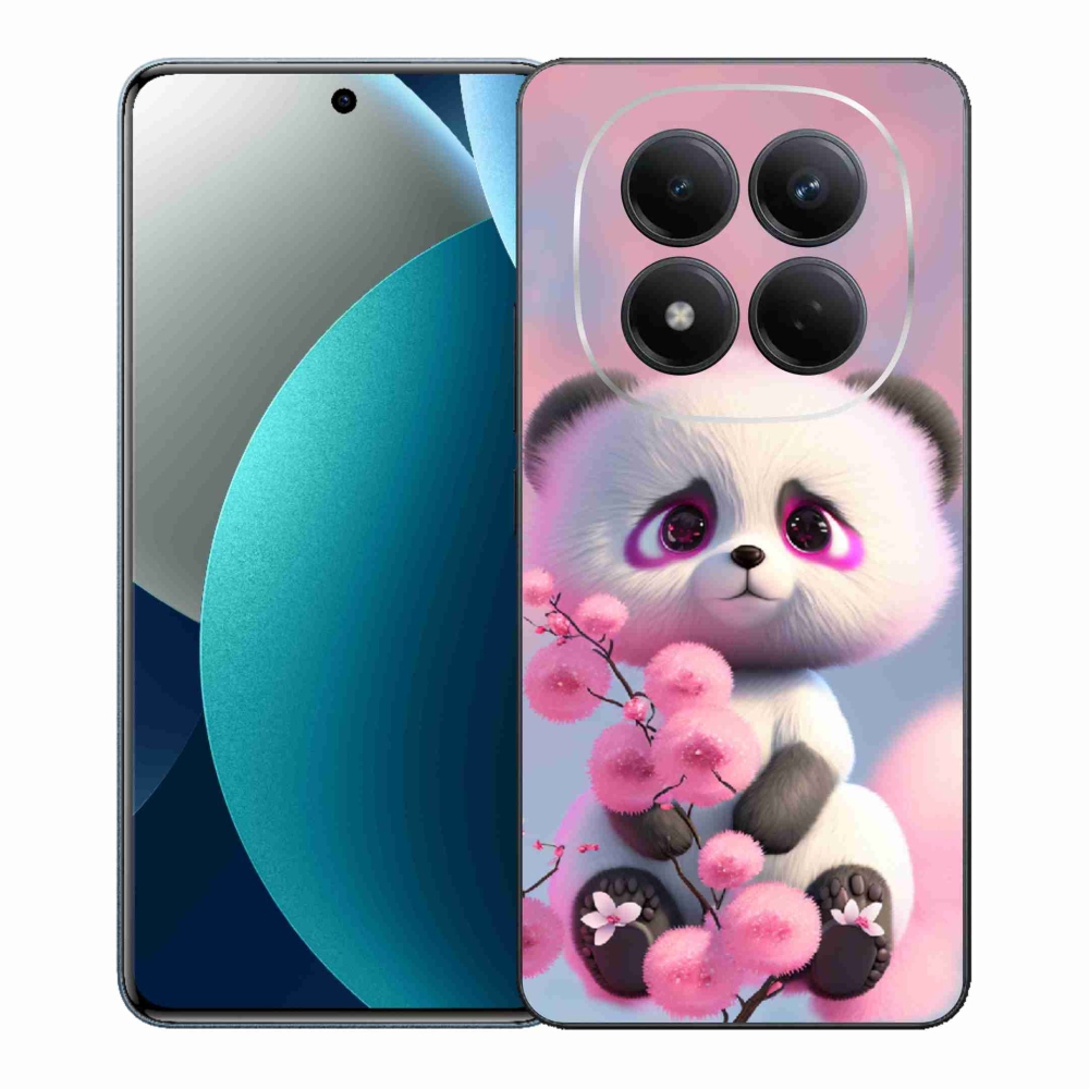 Gél borítás mmCase a Xiaomi Redmi Note 15 Pro számára - aranyos panda 1