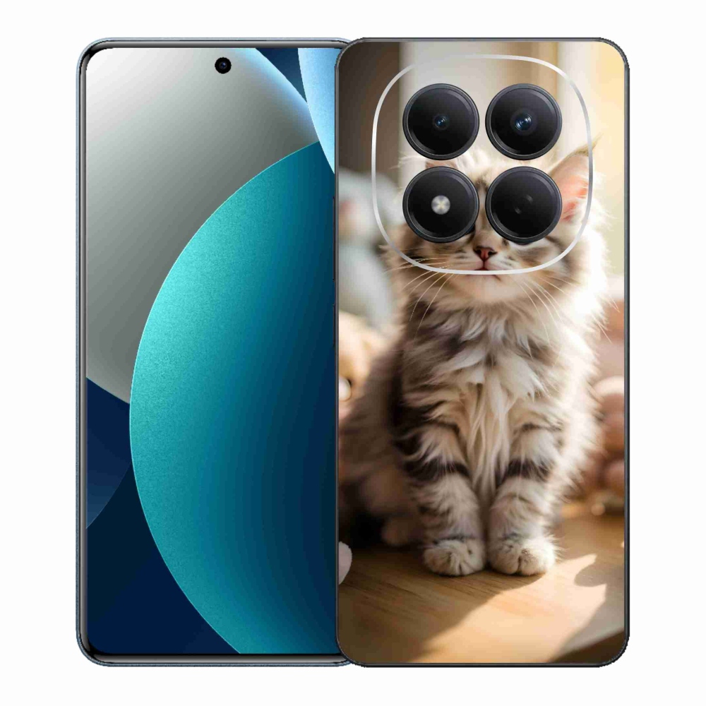 Gél borítás mmCase a Xiaomi Redmi Note 15 Pro számára - aranyos cica 10