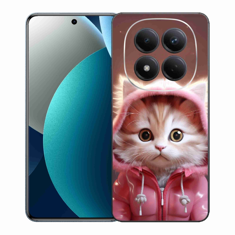 Gél borítás mmCase a Xiaomi Redmi Note 15 Pro számára - aranyos cica 3