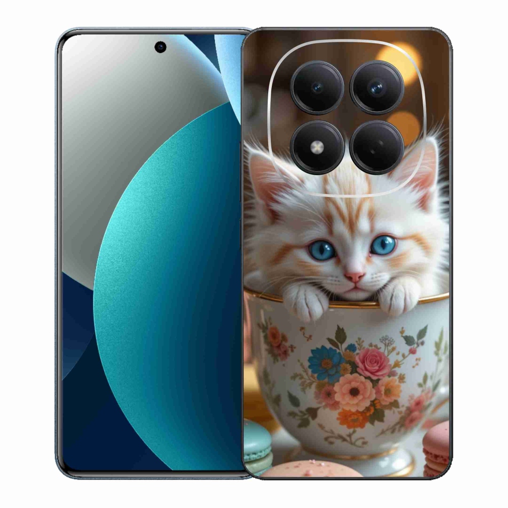 Gél borítás mmCase a Xiaomi Redmi Note 15 Pro számára - aranyos cica 6