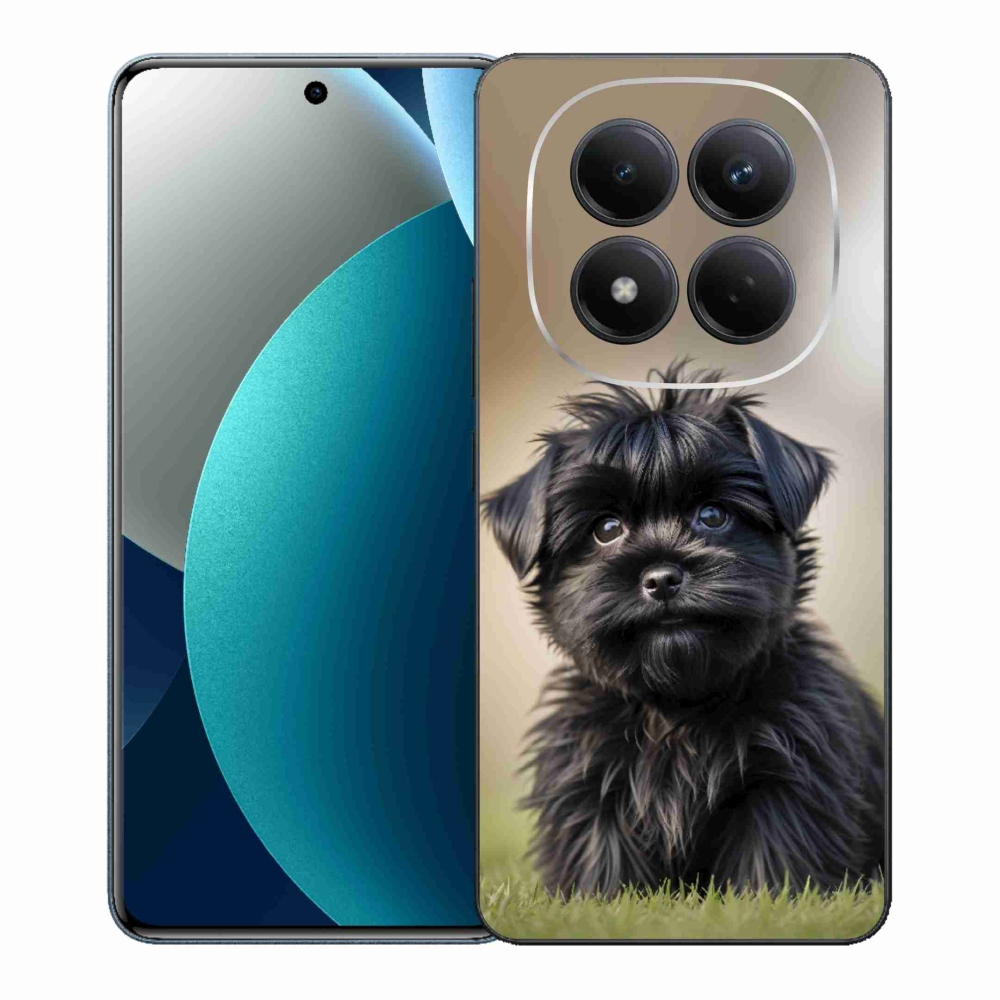 Gél borítás mmCase a Xiaomi Redmi Note 15 Pro számára - aranyos fekete kutya