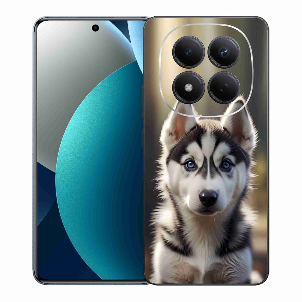 Gél borítás mmCase a Xiaomi Redmi Note 15 Pro számára - aranyos szibériai husky