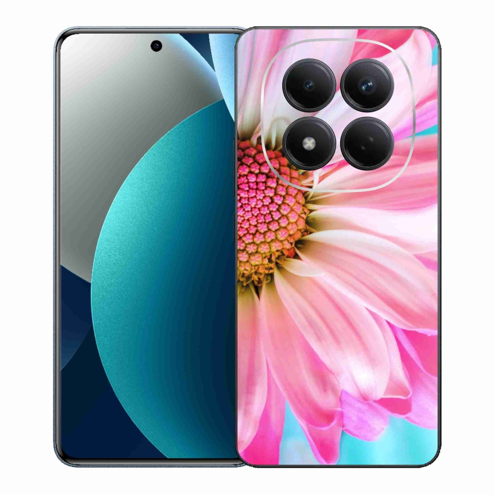 Gél borítás mmCase a Xiaomi Redmi Note 15 Pro számára - rózsaszín virág