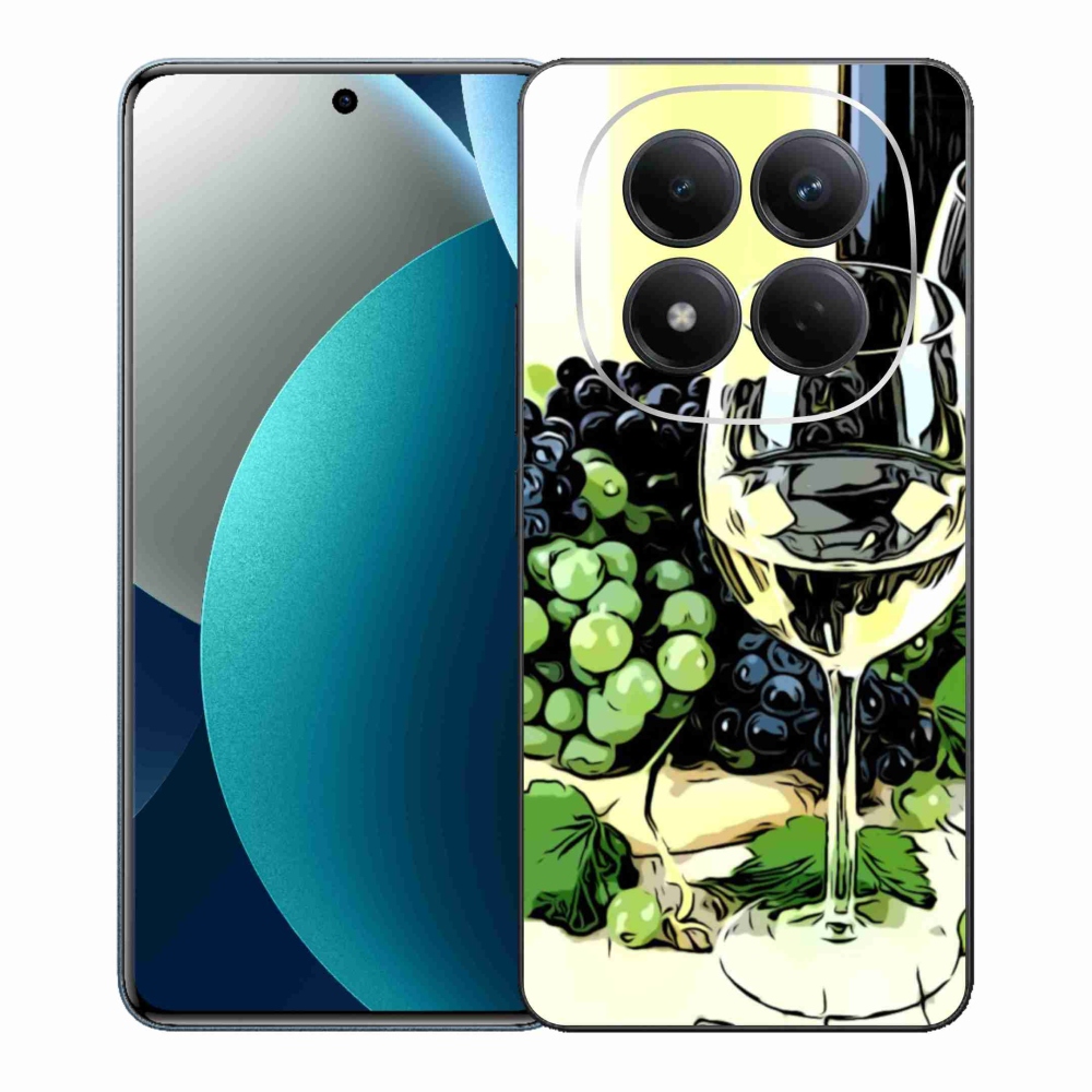 Gél borítás mmCase a Xiaomi Redmi Note 15 Pro számára - pohár bor