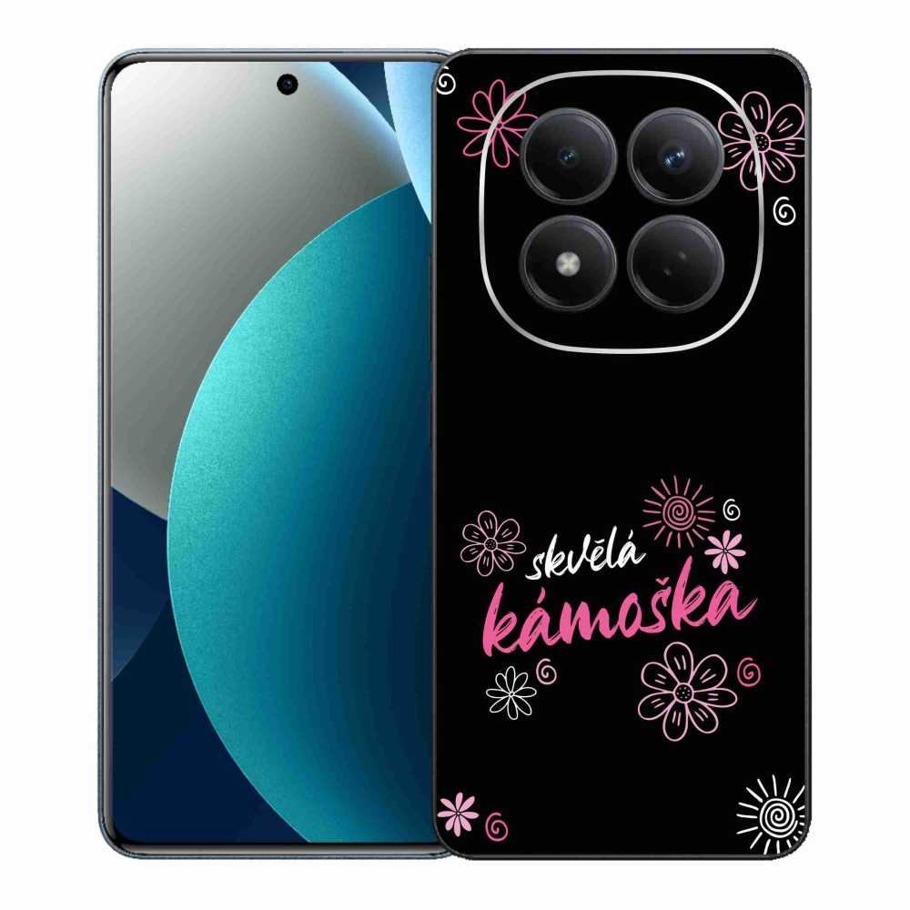 Gél borítás mmCase a Xiaomi Redmi Note 15 Pro számára - nagyszerű haver fekete háttérrel