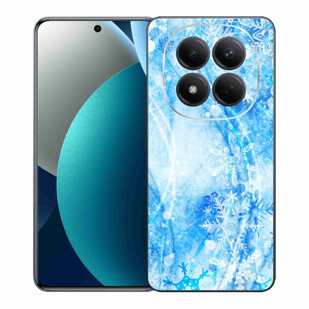 Gél borítás mmCase a Xiaomi Redmi Note 15 Pro számára - hópelyhek