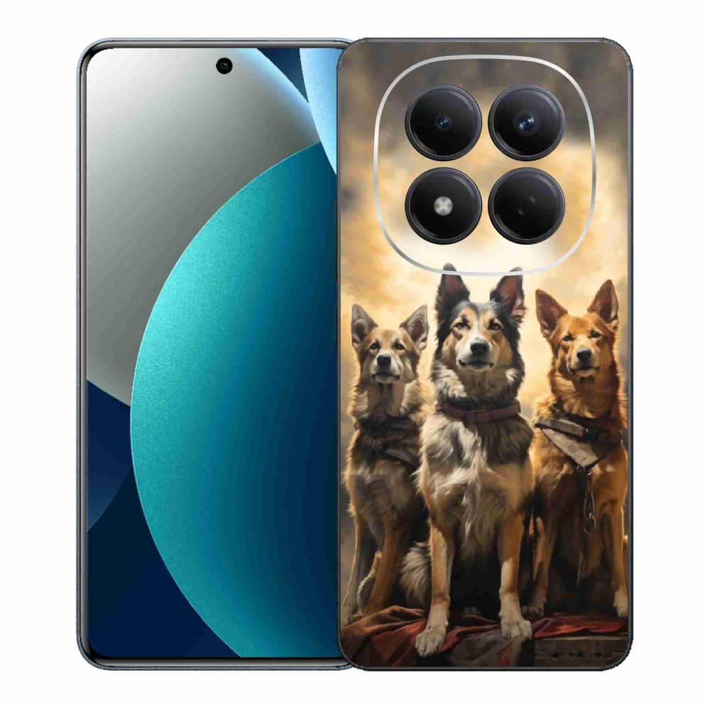 Gél borítás mmCase a Xiaomi Redmi Note 15 Pro számára - három kutya