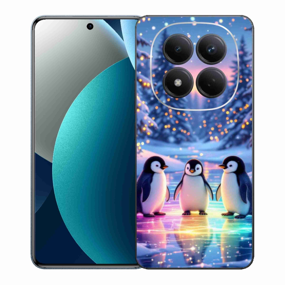 Gél borítás mmCase a Xiaomi Redmi Note 15 Pro számára - pingvinek