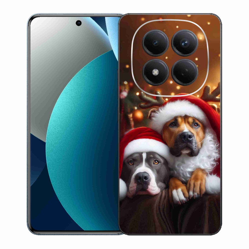 Gél borítás mmCase a Xiaomi Redmi Note 15 Pro számára - Karácsonyi kutyák