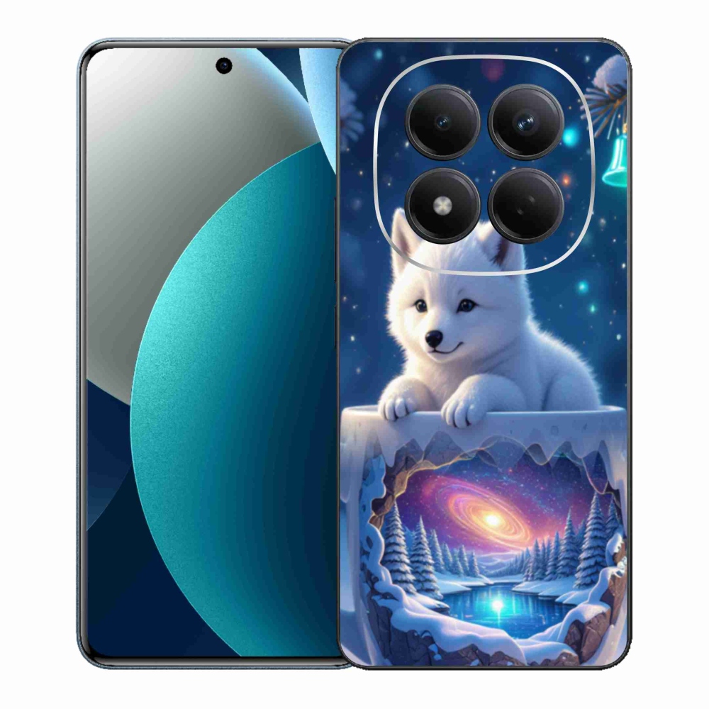 Gél borítás mmCase a Xiaomi Redmi Note 15 Pro számára - Karácsonyi kölyökkutyakölyök