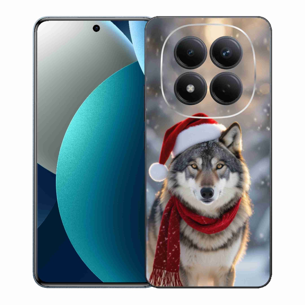Gél borítás mmCase a Xiaomi Redmi Note 15 Pro számára - Karácsonyi farkas