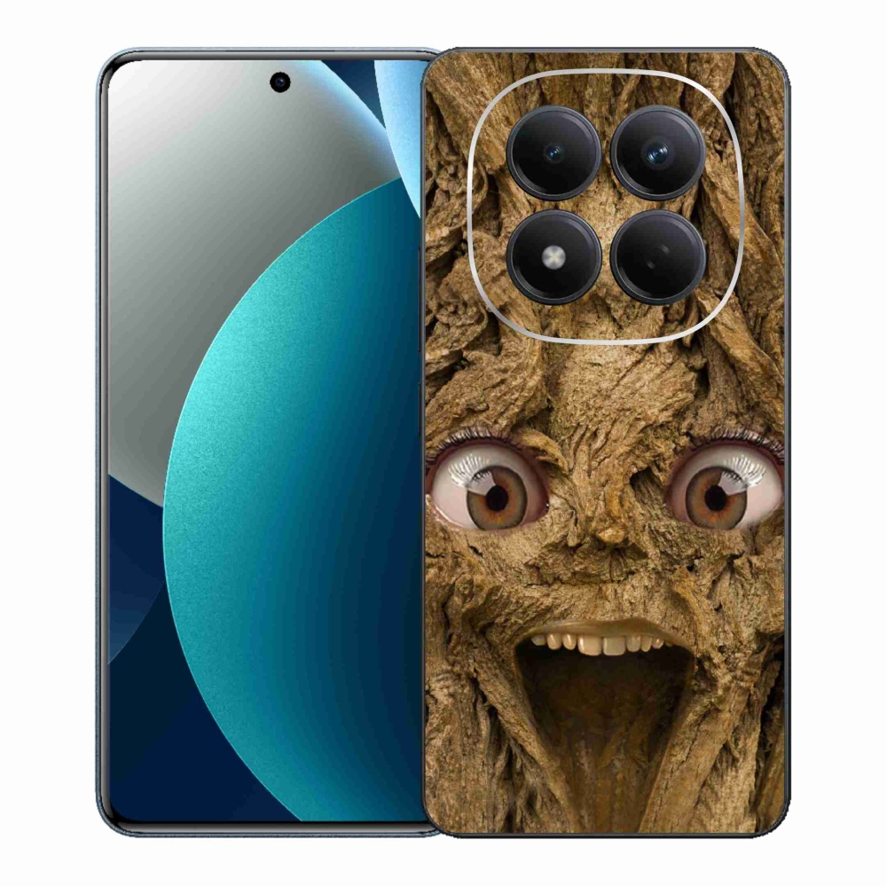 Gél borító mmCase a Xiaomi Redmi Note 15 Pro számára - boldog fa szemekkel