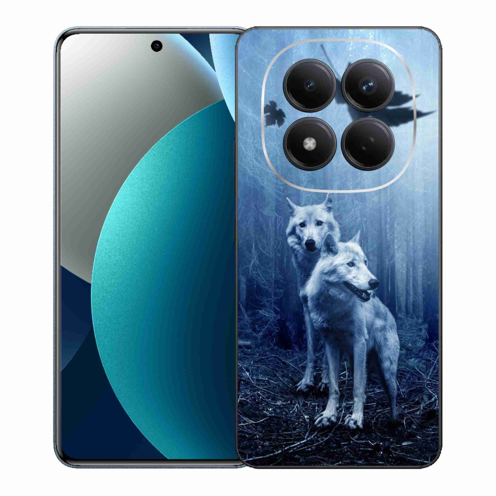 Gél borítás mmCase a Xiaomi Redmi Note 15 Pro-hoz - farkasok az erdőben