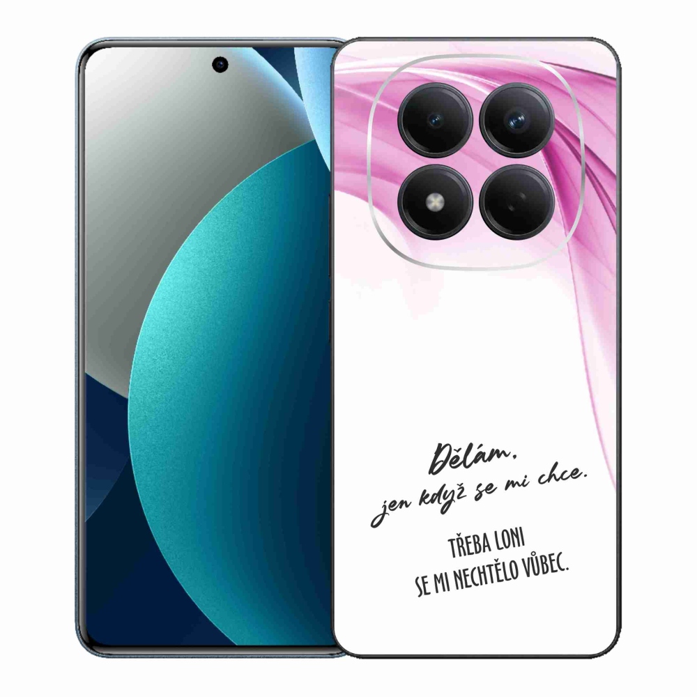 Gél borító mmCase a Xiaomi Redmi Note 15 Pro készülékhez - vicces szöveg 12 fehér háttérrel