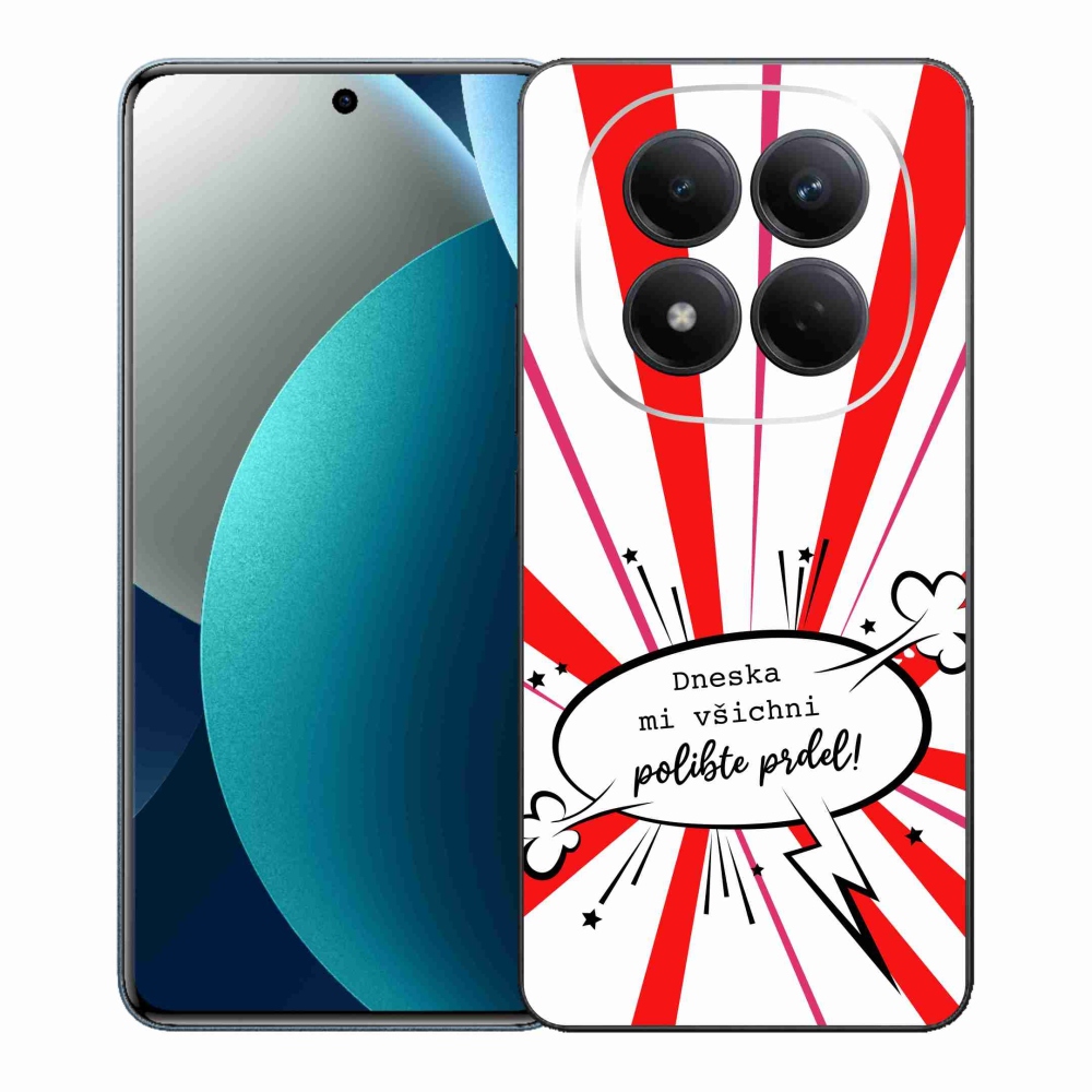 Gél borító mmCase a Xiaomi Redmi Note 15 Pro számára - vicces szöveg 15 fehér háttérrel