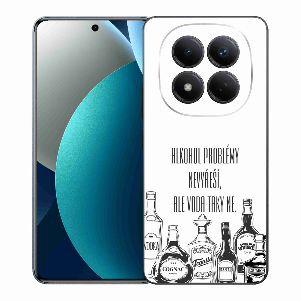 Gél borító mmCase a Xiaomi Redmi Note 15 Pro-hoz - vicces szöveg fehér háttérrel