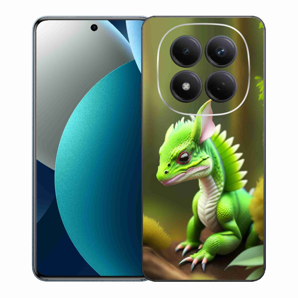 Gél borítás mmCase a Xiaomi Redmi Note 15 Pro számára - zöld sárkány