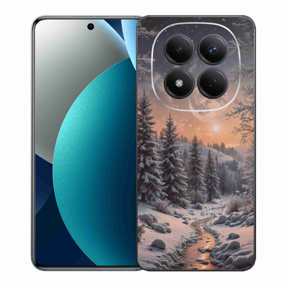 Gél borítás mmCase a Xiaomi Redmi Note 15 Pro számára - téli táj 2